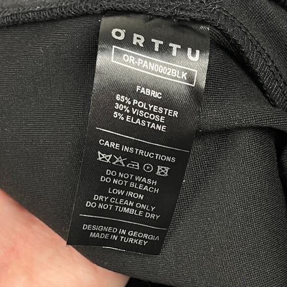 Orttu New York Jersey Pants Black XXL Slim Fit Elastic Waist Active Grunge - Picture 12 of 15